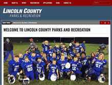 Tablet Screenshot of lincolncountyparks.org